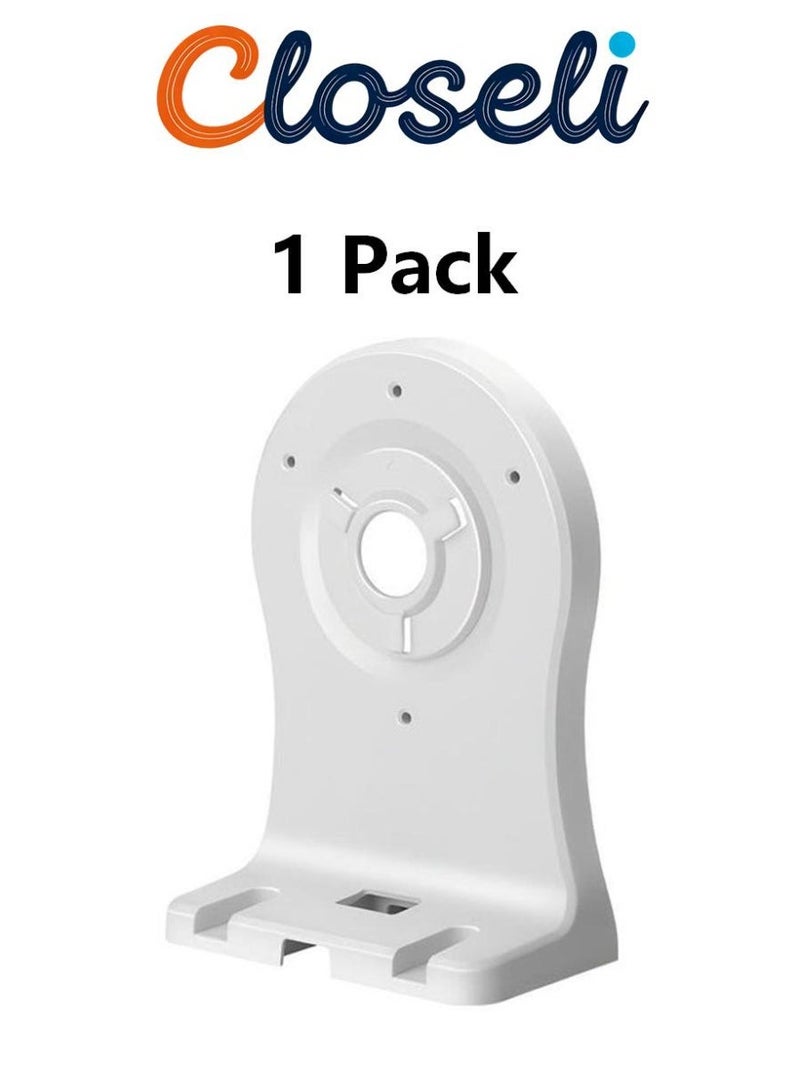 Closeli 1 Pack Security Camera Mount Bracket, No Drill Wall Mount for CCTV & IP Cameras, Wall Ceiling Corner Camera Holder, ABS Adjustable Base Stand, Compatible with EZVIZ C6 C4 Series, Indoor Home Security, Cable Management - Image 1