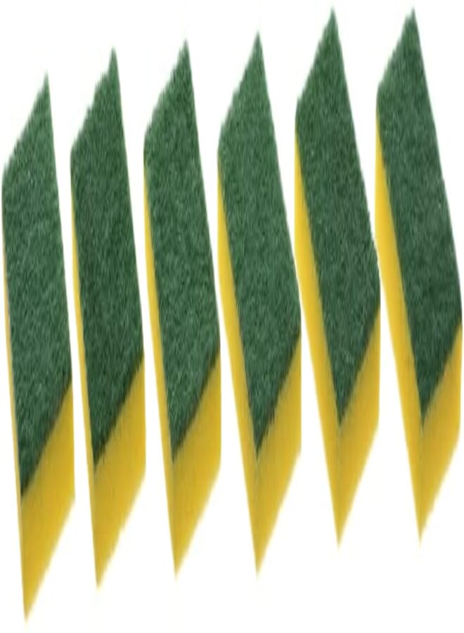 Mirax economic small kitchen sponge (plain) (6) pieces