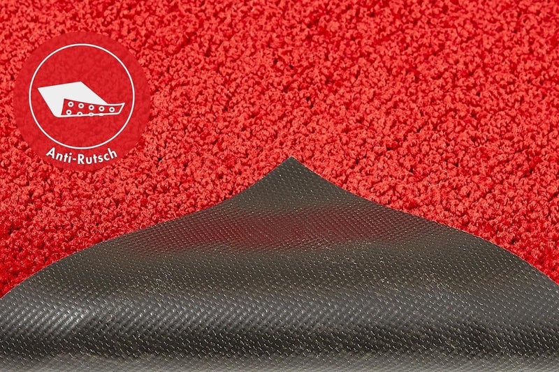ANDIAMO Verdi Doormat - Dirt Trapper Mat for the House Entrance - Ideal as a Doormat Indoor or as a Doormat in Covered Outdoor Area - Door Scraper for Front Door 40 x 60 cm Red 2 - Image 5