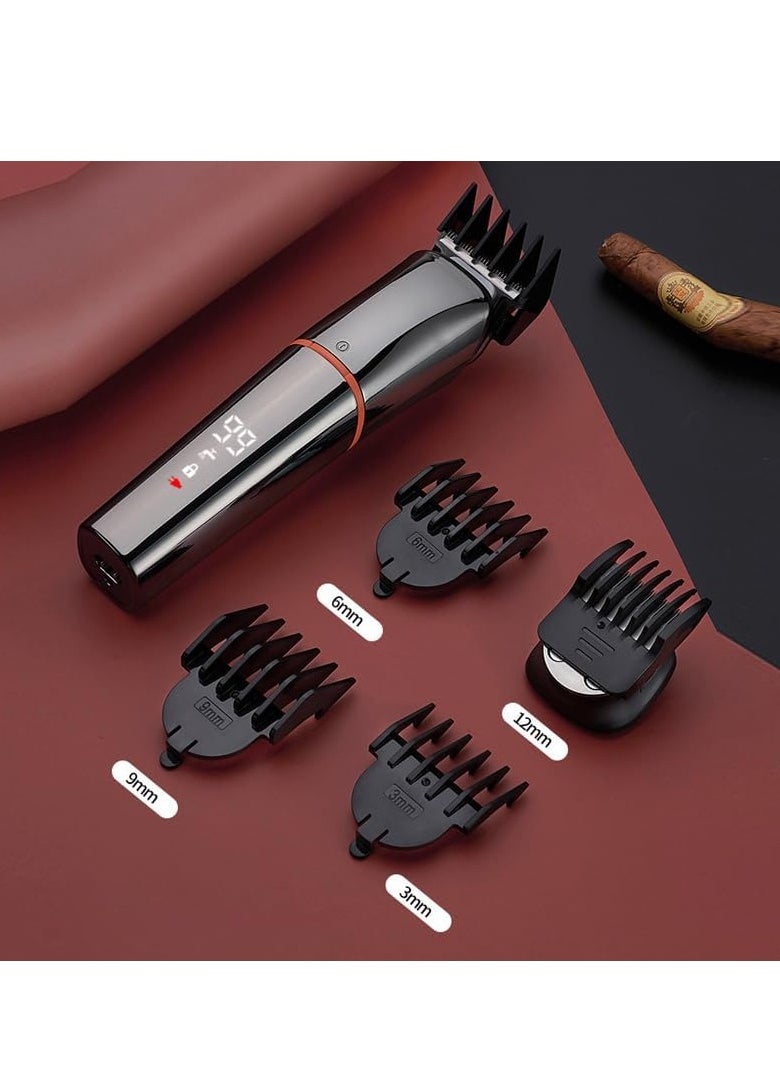 Bukela 6-in-1 Hair Trimmer & Foil Shaver Set: Electric Trimmer, Rechargeable Beard Trimmer for Men, Nose Hair Clippers for Men Cordless, Clippers and Trimmers Set  - Image 3