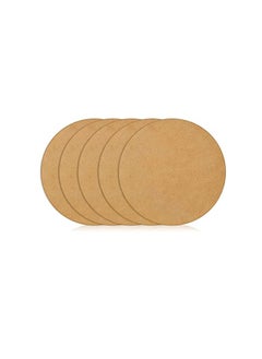 CRAFTNICHE Craftniche DIY RoundCircle MDF Board Cutout for Art and Craft Resin Art Mandala Art DIY Crafts Pyrography Painting Size 10 inch x 10 inch Thickness 25 MM 