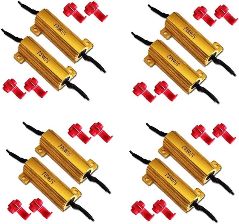 XTREME VISION XtremeVision 50W 6Ohm LED Load Resistors - 4 Pairs - Image 1