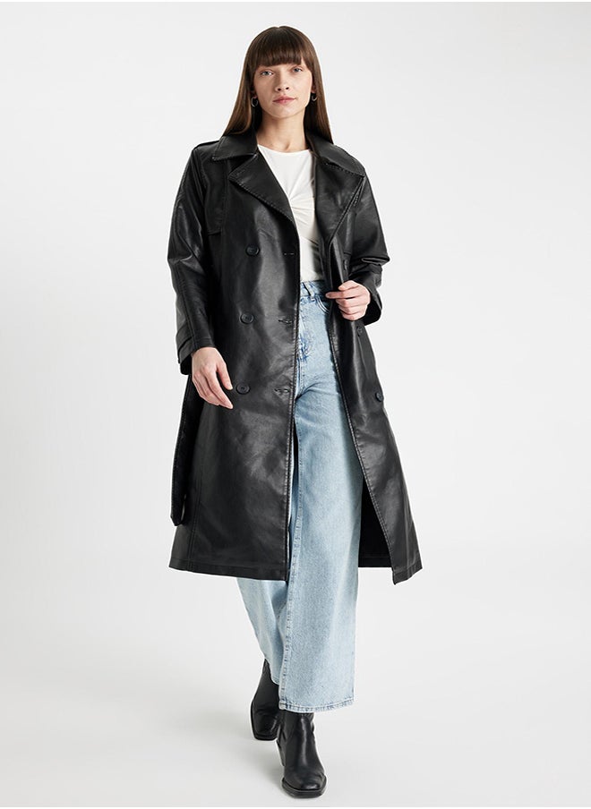 DeFacto - Woman Regular Fit W/O Hoodie Outer Wear Trenchcoat - Image 1