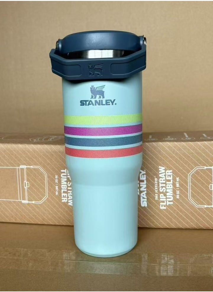 Stanley - Stainless Steel Vacuum Insulated Tumbler with Lid and Straw for Water, Iced Tea or Coffee, Smoothie and More, 30 oz - Image 1