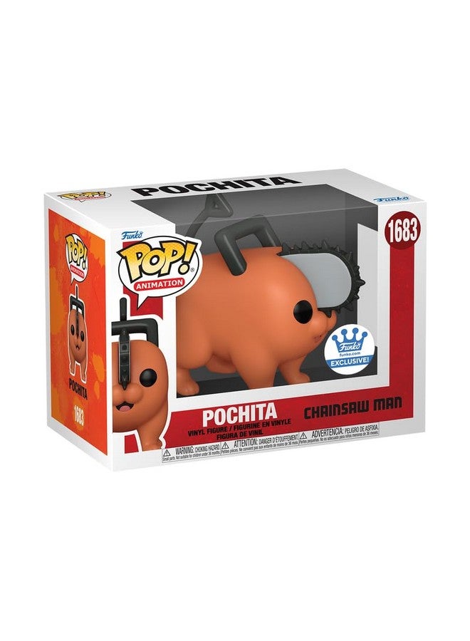 Funko Pop! Animation: Chainsaw Man Exclusive Pochita Vinyl Figure, 3.75 inches - Image 1
