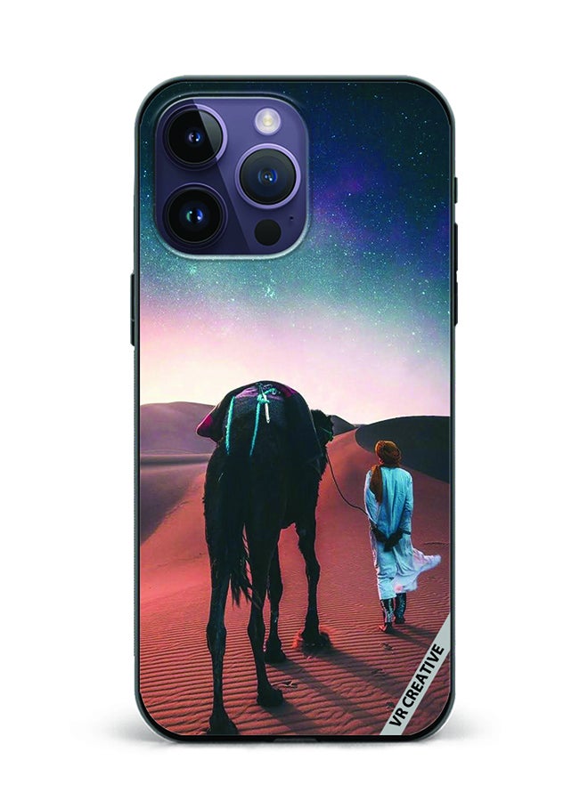 VR CREATIVE Protective Case Cover For Apple iPhone 16 Pro Camel Design Multicolour - Image 1