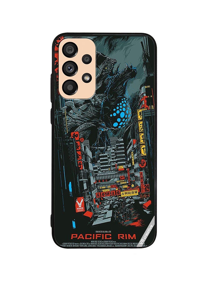 VR CREATIVE Protective Case Cover For Samsung Galaxy A33 5G Pacific Rim Design Multicolour - Image 1