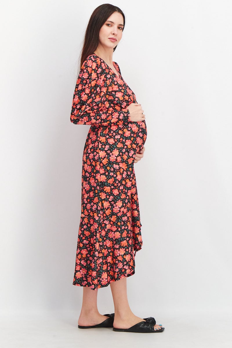 ASOS فستان حمل مزخرف بالأزهار، متعدد الألوان - Image 3