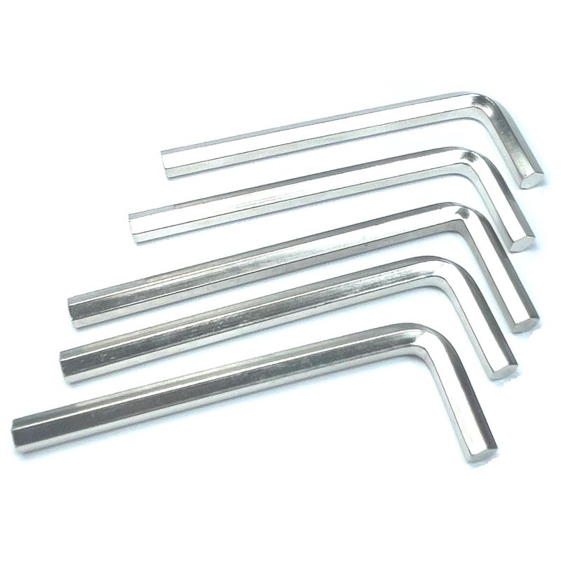 Zdingtech 5 قطع 3/16 ألين وجع مجموعات 3/16 "" عرافة مفتاح ربط مجموعة ألين مفتاح الباب مفتاح L على شكل عرافة وجع مجموعة مع الذراع الطويلة. - Image 5