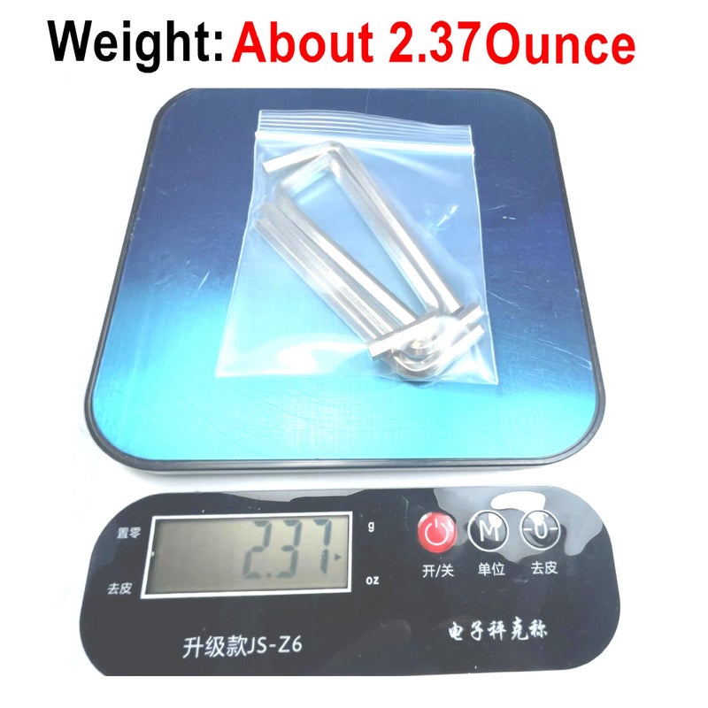 Zdingtech 5 قطع 3/16 ألين وجع مجموعات 3/16 "" عرافة مفتاح ربط مجموعة ألين مفتاح الباب مفتاح L على شكل عرافة وجع مجموعة مع الذراع الطويلة. - Image 4