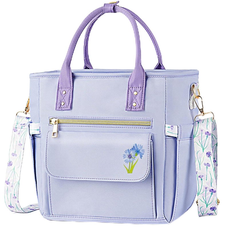 GLORIEROO Deluxe Insulated Lunch Box Bag Women - Leakproof Waterproof Cooler with Multi Pockets Removable Strap for Work Picnic - Teacher Mothers Day Christmas Birthday Gifts - Image 1