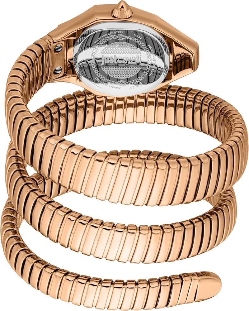 Just Cavalli لونا را مع قرص وردي ذهبي وشريط وردي ذهبي للنساء - JC1L397M0055 - Image 3