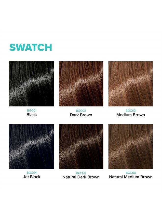 KISS RED by Kiss Quick Cover Root Touch Up Mascara 2PCS Water-Resistant Temporary Gray Concealer Cover Up Brush for Hair and Beard (Jet Black) - Image 5