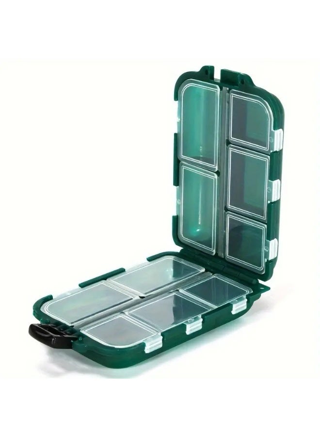 Earss Large Capacity Waterproof Pill Organizer – 7-Day Weekly Medication Storage Box with One-Touch Lid Lock, Moisture-Proof Pill Compartments & Capsule Holders – Portable Medicine Case for Home, Office & Travel - Image 1