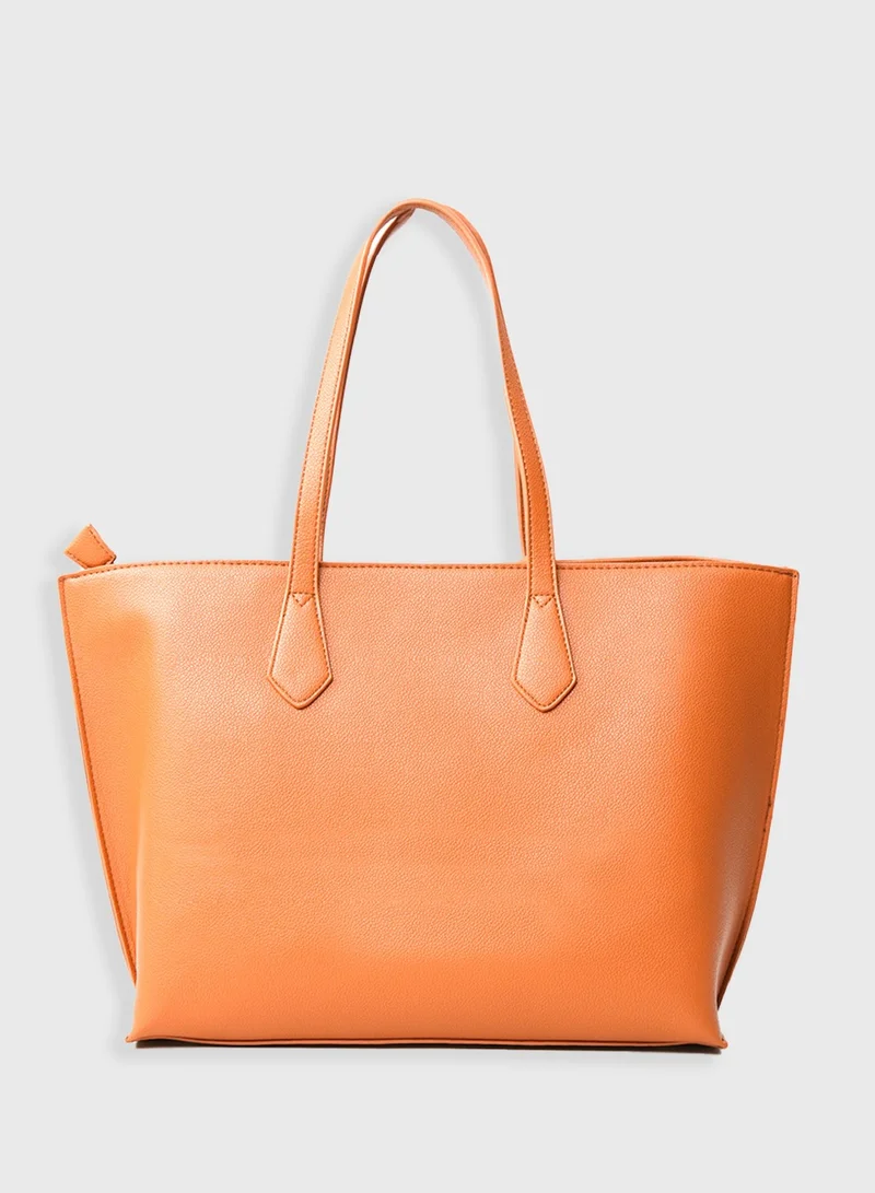 AMICA Marcia Big Tote Bag for Women in Leather- Brown Tan