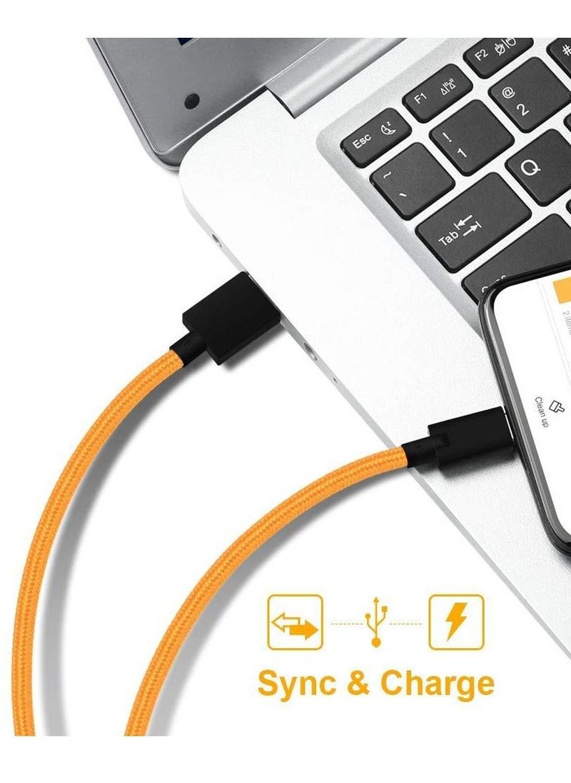 USB Type-C Cable Quick Charge 30W Nylon Braided Tangle-Free Charge and Sync Cable 100cm Orange/Black - pzsku/Z6A3D8D3350319CDB64CDZ/45/_/1649590533/423af4bf-4e8a-41a6-b919-2366acbc6167