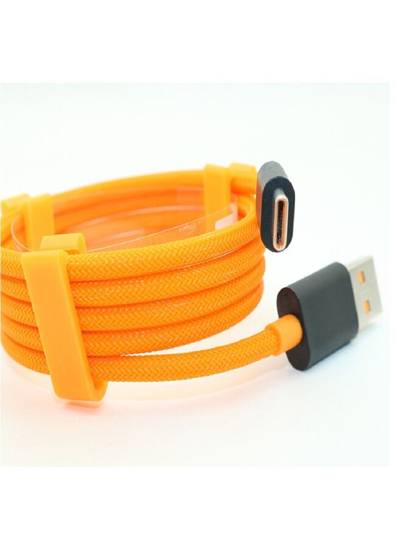 USB Type-C Cable Quick Charge 30W Nylon Braided Tangle-Free Charge and Sync Cable 100cm Orange/Black - pzsku/Z6A3D8D3350319CDB64CDZ/45/_/1714396658/75d1f03f-6fae-4855-b7bc-d1f2ec9de0e0