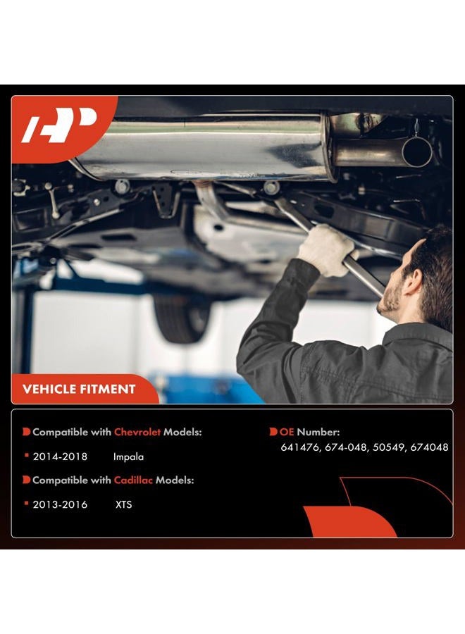 A-Premium طقم محول حفاز أمامي يسار متوافق مع شيفروليه إمبالا 2014-2018 وكاديلاك XTS 2013-2016، 3.6L، متوافق مع معايير وكالة حماية البيئة - Image 2