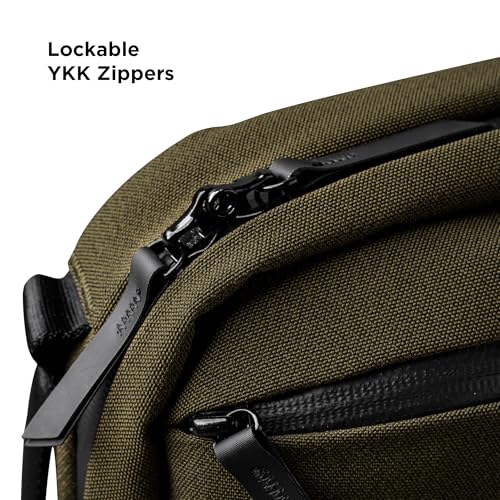 ALPAKA Elements Tech Brief Pro 12L -3-in-1 Recycled Fabric Laptop Briefcase Backpack for 16" Laptop, Anti-Theft Secure with Luggage Pass-Through, Water-Resistant, Fits Tech & Business Essentials,Green - Image 5