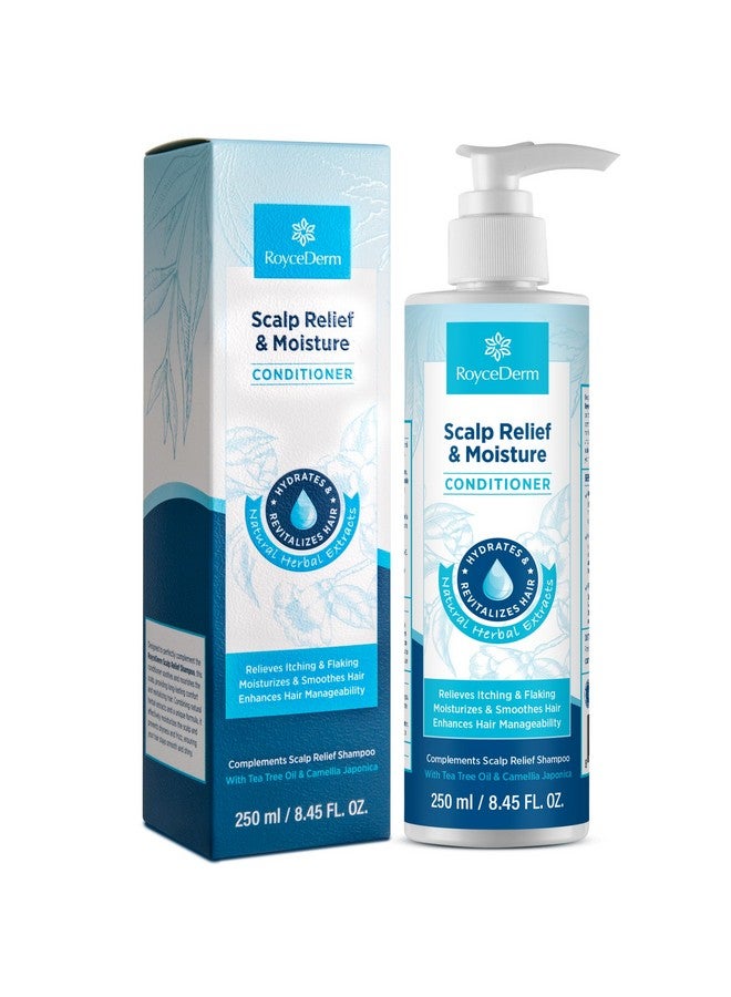 Roycederm Scalp Relief & Moisture Conditioner: Hydrating & Nourishing Formula with Jojoba Oil, Aloe Vera & Camellia Oil, Soothes Dry, Itchy Scalp - Image 1