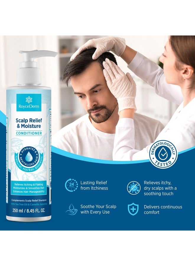 Roycederm Scalp Relief & Moisture Conditioner: Hydrating & Nourishing Formula with Jojoba Oil, Aloe Vera & Camellia Oil, Soothes Dry, Itchy Scalp - Image 4