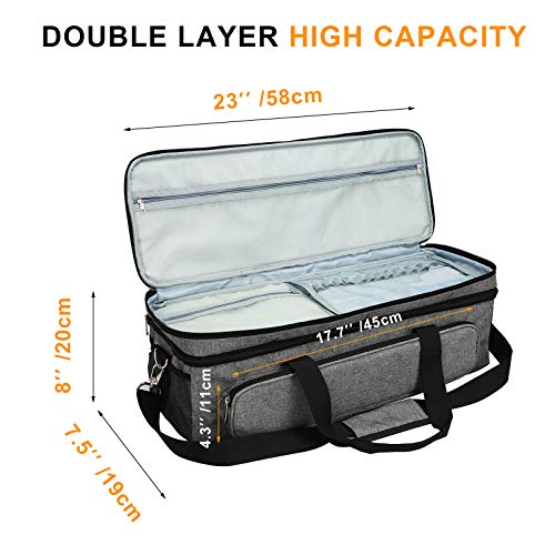 Luxiv Cricut Explore Air 1 2 3 Carrying Case, Luxiv Double-Layer Bag for Cricut Maker 1 2 3 - Image 2