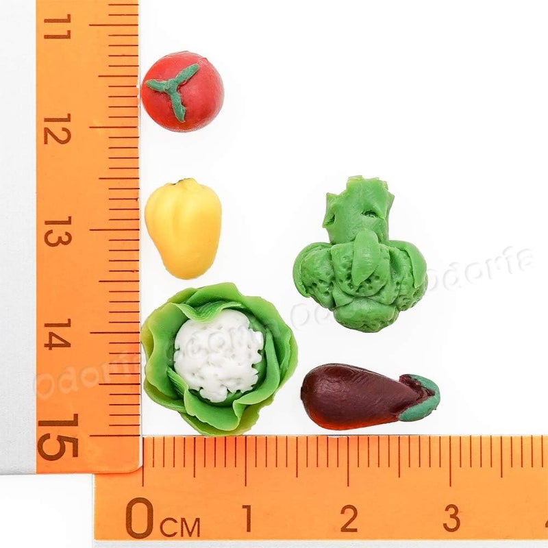 أودوريا 1/12 فواكه وخضروات مصغرة لإكسسوارات تزيين بيوت الدمى - Image 5