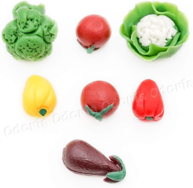 أودوريا 1/12 فواكه وخضروات مصغرة لإكسسوارات تزيين بيوت الدمى - Image 2