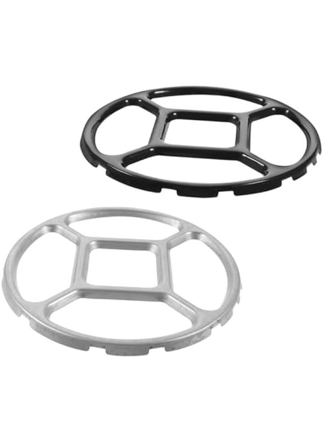 2pcs Auxiliary support for small pot round wok ring gas stove pot ring pot ring for gas stove wok support rings for gas stove wok rack for frying Anti-skid frame alloy universal  - Image 1
