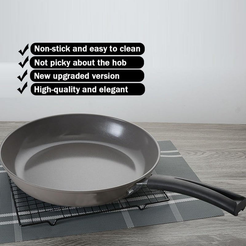 Round-bottom Wok, Home Steak Pan, Professional Nonstick Skillet, Egg Pan, Suitable For Induction Cooktops And Gas Stoves(26cm) - Image 3