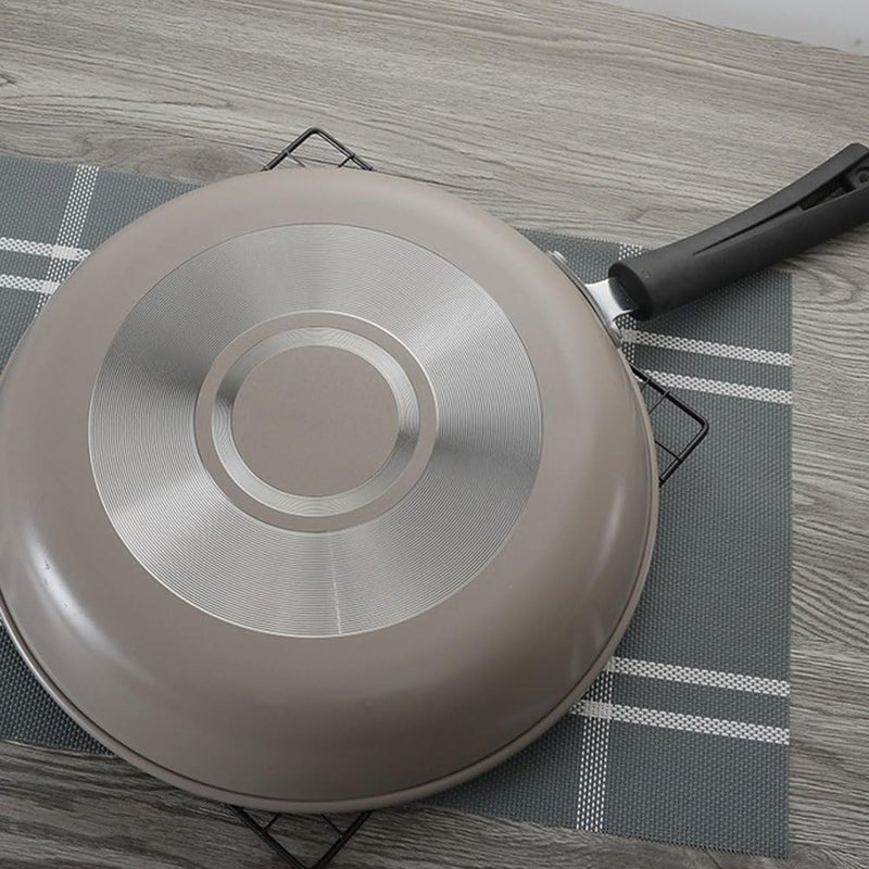 Round-bottom Wok, Home Steak Pan, Professional Nonstick Skillet, Egg Pan, Suitable For Induction Cooktops And Gas Stoves(26cm) - Image 4