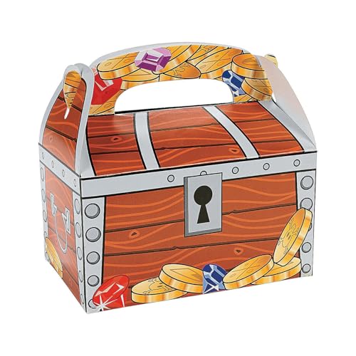 Fun Express Treasure Chest Treat Boxes (1 Dozen), Bulk - Image 1