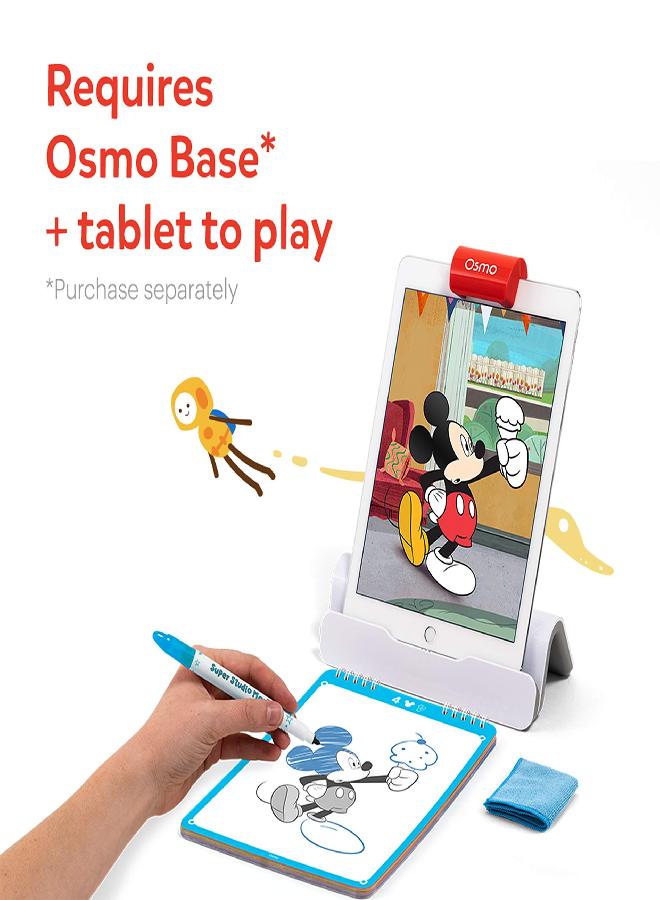 Osmo - Super Studio Disney Mickey Mouse & Friends - Ages 5-11 - Learn to Draw - For iPad or Fire Tablet Educational Learning Games - STEM Toy Gifts, Boy & Girl-Ages 5 6 7 8 9 10 11(Osmo Base Required) - Image 2