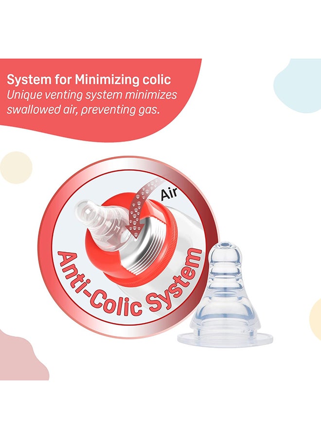 Pigeon Peristaltic Nipple S,For 0+ Month Babies,BPS Free,BPA Free,Pack of 2 - Image 4