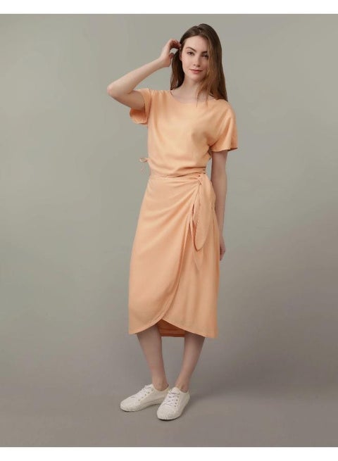 بلوزة بأكمام واسعة وكسرات