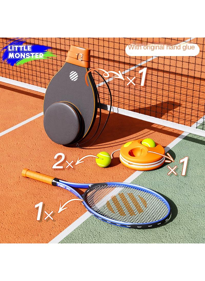 Y&D Tennis Trainer Rebound Ball Set For Adult  Professional Racket, Portable Practice Rebounder, Equipment with 1 Racket & Bag, Suitable for Level Players(Blue)  - Image 1
