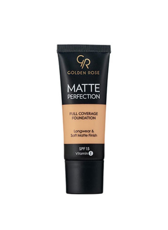 Golden Rose Gr Matte Perfection Full Coverage Foundation Warm 6 - Image 2
