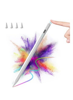 Generic Touch Stylus for iPad 10/9/8/7/6 Generation, iPad Air 5/4/3rd, iPad Mini 6/5Generation, iPad Pro 12.9/11Gener, with Tilt & Palm Rejection & Magnetic Adsorption Stylus Pen for Apple iPad 2018-2022  - Image 1