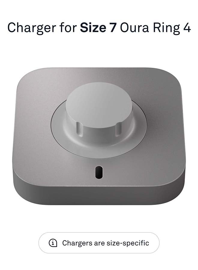 Oura Ring 4 Charger - Size 7 - Charging Dock and USB-C Cable - Image 2