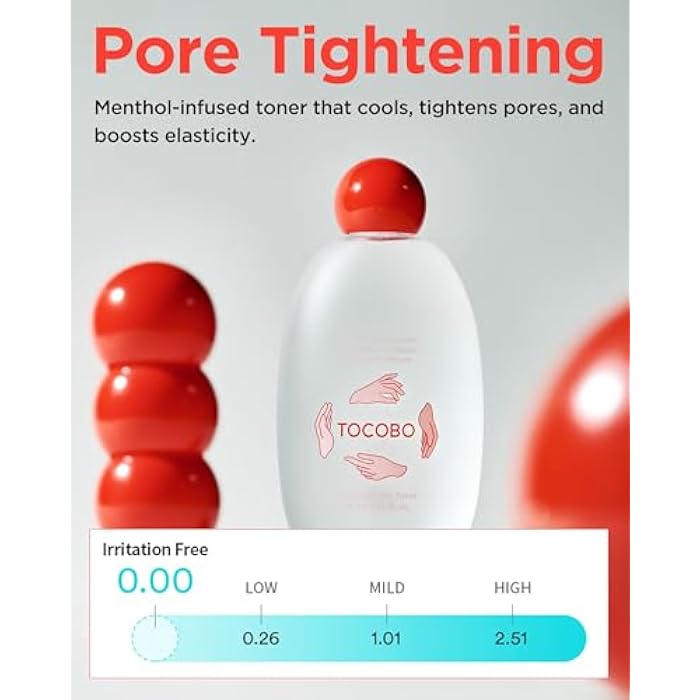 TOCOBO Vita Berry Pore Toner – Korean Vegan Alcohol-Free Face Toner with Hibiscus, Niacinamide & Vita Berry Water for Pore Tightening - Oil Balancing & Gentle Exfoliation, 5.07 fl.oz. - Image 4