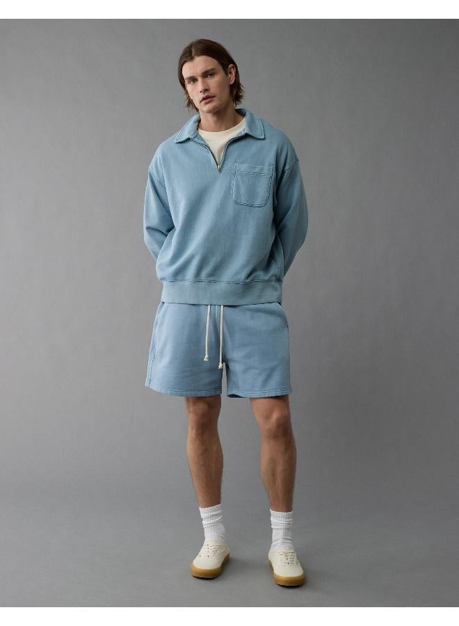 امريكان ايجل سترة بولو بياقة بسحاب ربعي - Image 5