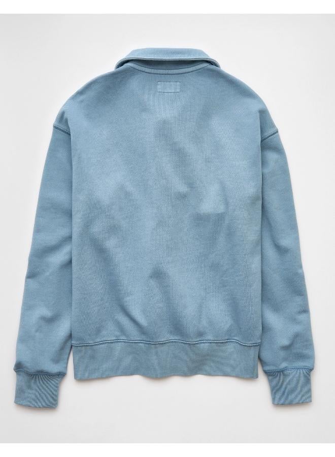 امريكان ايجل سترة بولو بياقة بسحاب ربعي - Image 2