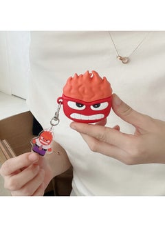 Cartoon Snack Drink Vaseline AirPods 4 Generation Apple Earphone Case Bluetooth Cover Silicone Protective Cover-Color:Angry (precision Hole)-Applicable Models:AirPods 4