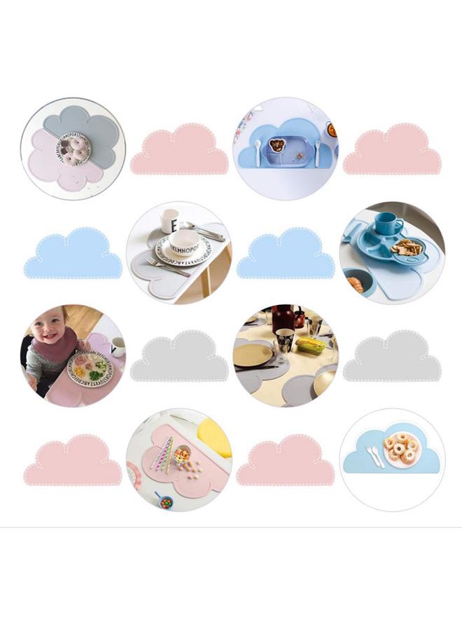 Bluejw Children's Silicone Placemat Baby Food Mat Baby's Silicone Table Mat Cloud Placemat - Image 5