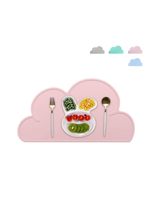 Bluejw Children's Silicone Placemat Baby Food Mat Baby's Silicone Table Mat Cloud Placemat - Image 2
