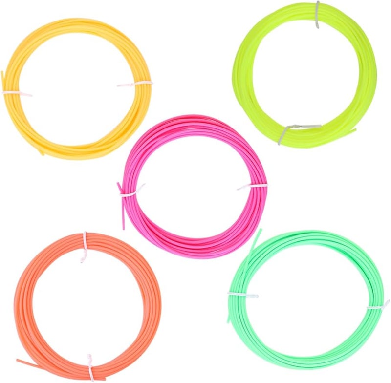 PartyKindom Low Temperature PCL Printing Wire 5 Fluorescent Colors Rose Red Green Yellow For Art Projects - Image 2