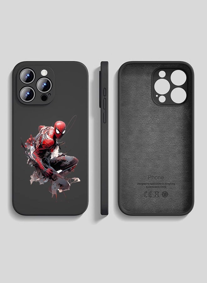 Compatible with iPhone 14 Pro Max Case Liquid Silicone Case Full Body Protective Cover Shockproof Slim Phone Case Anti-Scratch Soft Microfiber Lining - Image 1