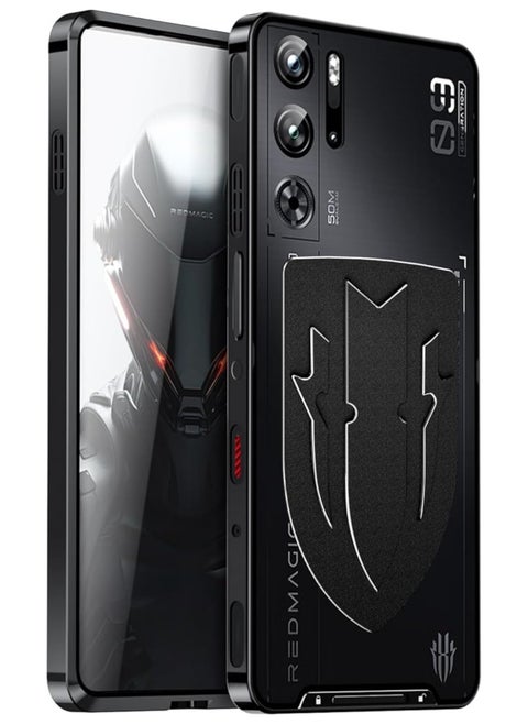 Compatible with Nubia Red Magic 9 Pro Red Magic 9 Pro Plus/9 Pro+ Case with Heat Dissipation and Anti Drop Function,Luxury Translucent Clear PC with Metal Cover