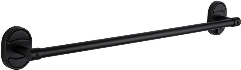 Wall Towel Rack | Bathroom & Kitchen Matte Black | Towel Bar | Towel Bar | 304 Stainless Steel | Rust and Corrosion Resistant Modern Towel Hanger | Easy to Install | 60cm