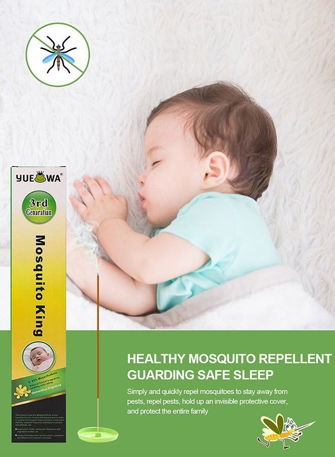 يوويوا 3 Pack Mosquito Repellent Incense Sticks , Mini Citronella Mosquito Bug Repellent Incense Stick,DEET Free - Image 5